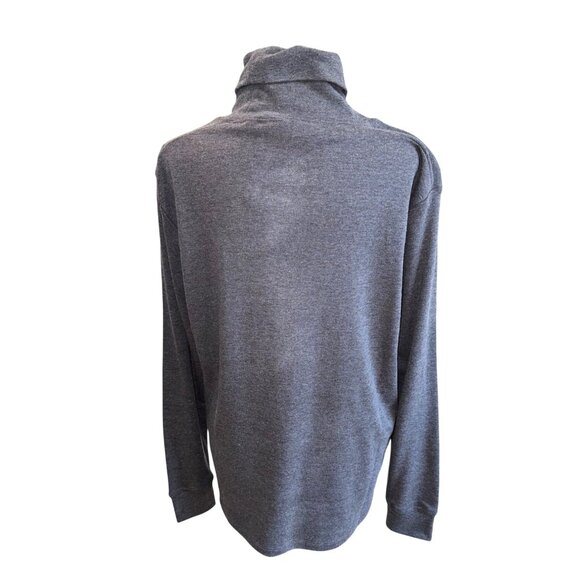 NWT Wesc Unisex Long Sleeve Turtleneck Soft Jersey Top Grey Athleisure Outdoors - Picture 2 of 10